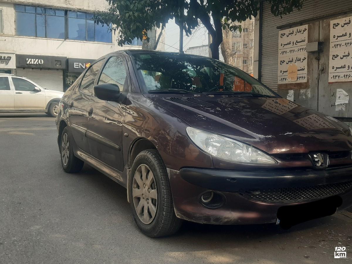 فروش پژو 206 SD V9 ۱۳۸۹ بادمجانی دور رنگ ساری بلوار خزر (۲۴ خرداد ۱۴۰۴)