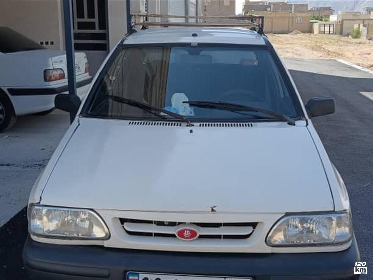 فروش پراید صندوقدار ۱۳۸۶ دوگانه سوز (کم کارکرد) سفید دور رنگ فارس استهبان (۲۴ خرداد ۱۴۰۴)