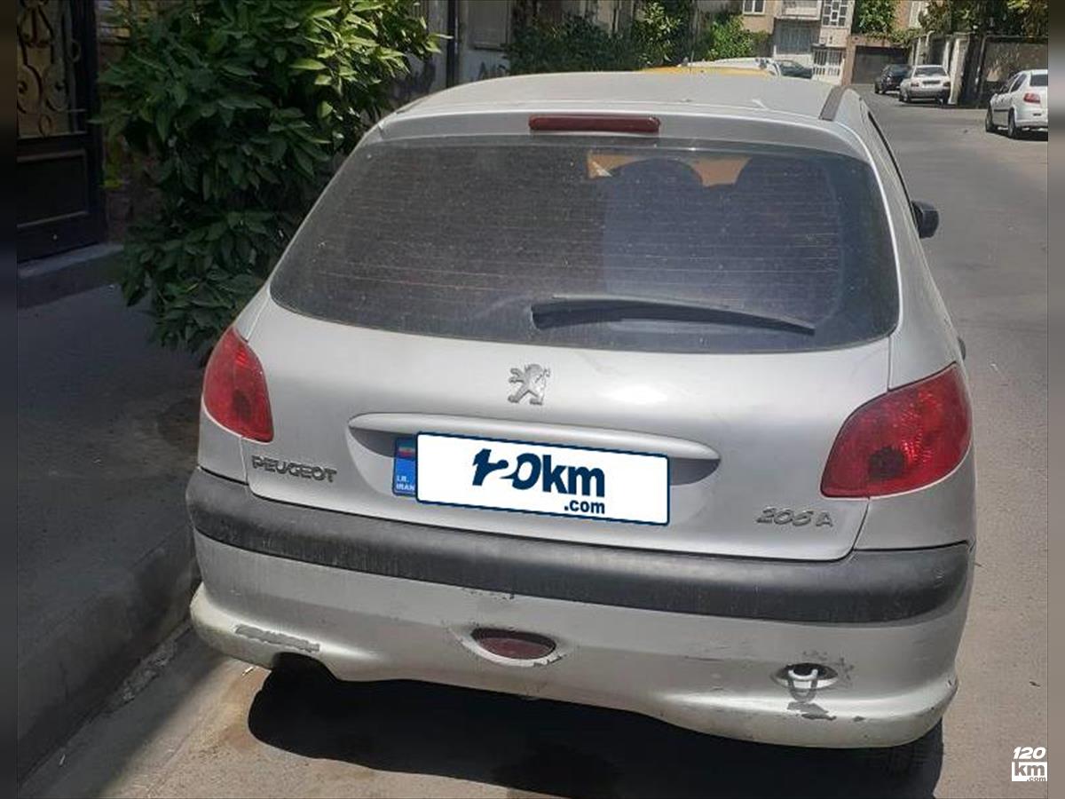 فروش پژو 206 تیپ 6 ۱۳۸۵ (کم کارکرد) نقره ای دور رنگ تهران میدان ولیعصر (۲۵ خرداد ۱۴۰۴)