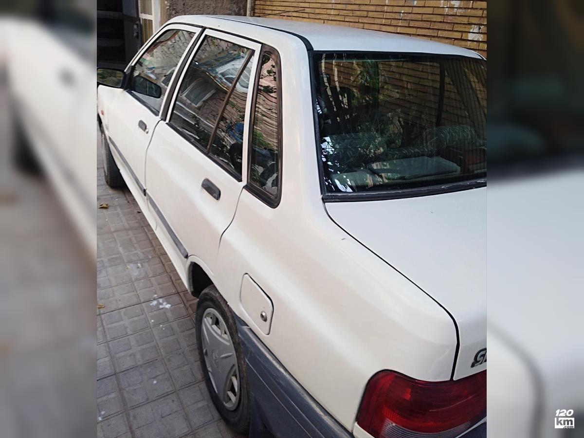 فروش پراید صندوقدار ۱۳۸۹ دوگانه سوز سفید دو لکه رنگ کرمان (۲۹ خرداد ۱۴۰۴)