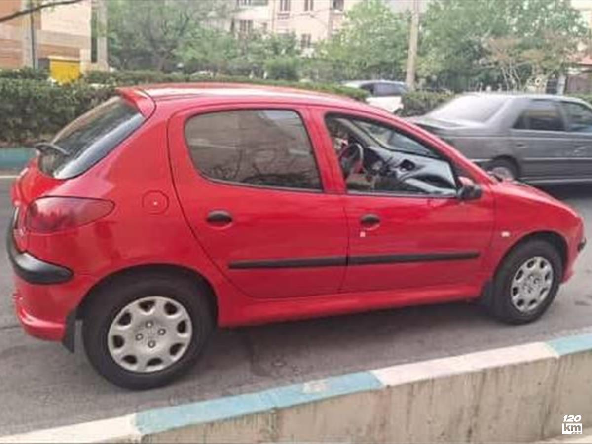 فروش پژو 206 تیپ 2 ۱۳۹۸ قرمز بدون رنگ سمنان گرمسار (۳ تیر ۱۴۰۴)