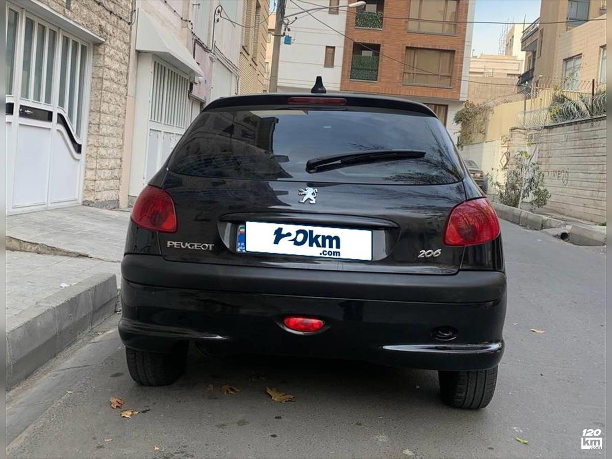 فروش پژو 206 تیپ 2 ۱۳۸۲ مشکی دور رنگ تهران آهنگ (۶ تیر ۱۴۰۴)