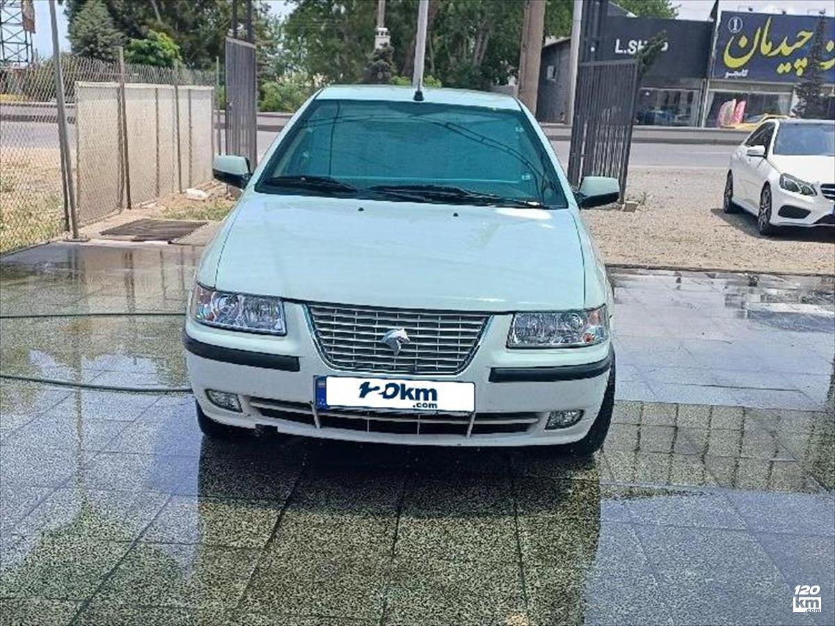 فروش سمند LX EF7 ۱۳۹۷ دوگانه سوز سفید دو لکه رنگ مازندران آمل (۷ تیر ۱۴۰۴)