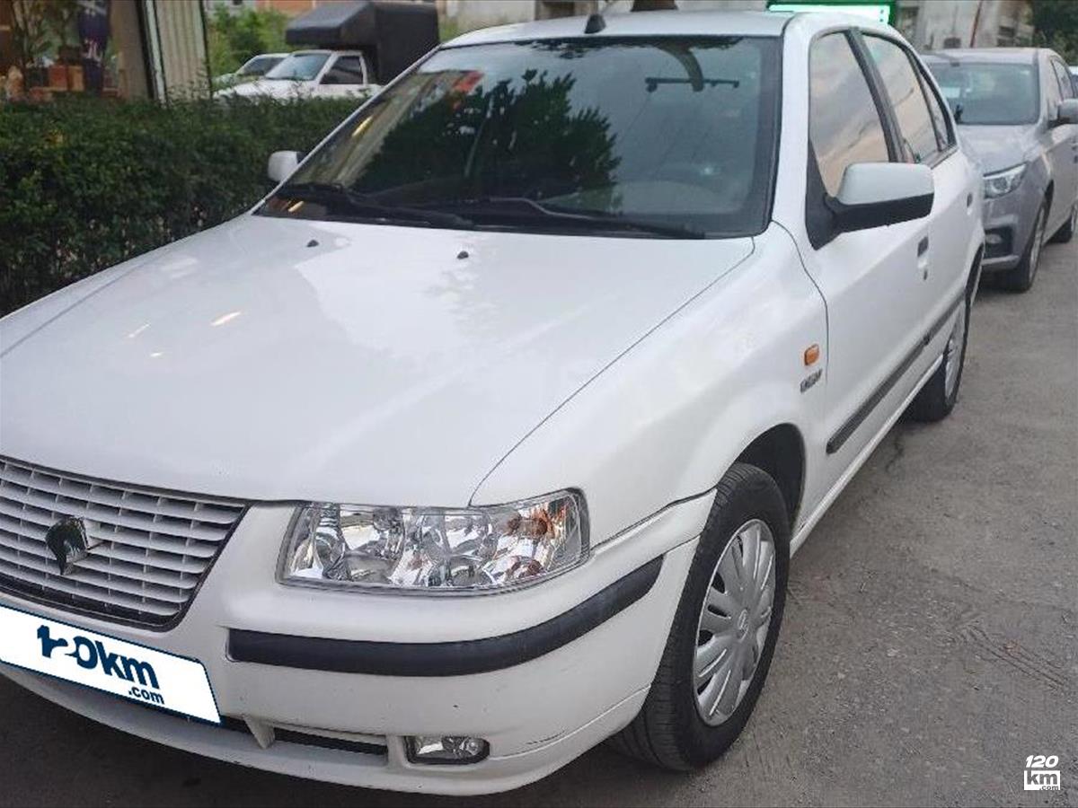فروش سمند LX EF7 ۱۳۹۷ دوگانه سوز سفید دو لکه رنگ مازندران آمل (۷ تیر ۱۴۰۴)