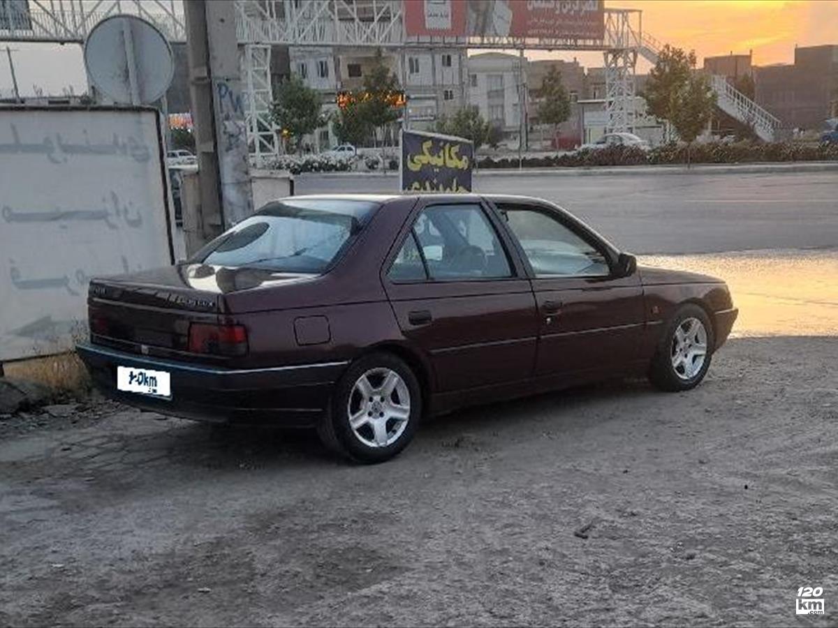 فروش پژو 405 GLX ۱۳۹۷ عنابی کامل رنگ خراسان شمالی آشخانه (۱۲ تیر ۱۴۰۴)