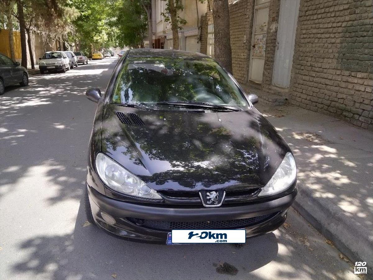 فروش پژو 206 تیپ 2 ۱۳۹۶ مشکی یک لکه رنگ مشهد لادن (۱۵ تیر ۱۴۰۴)
