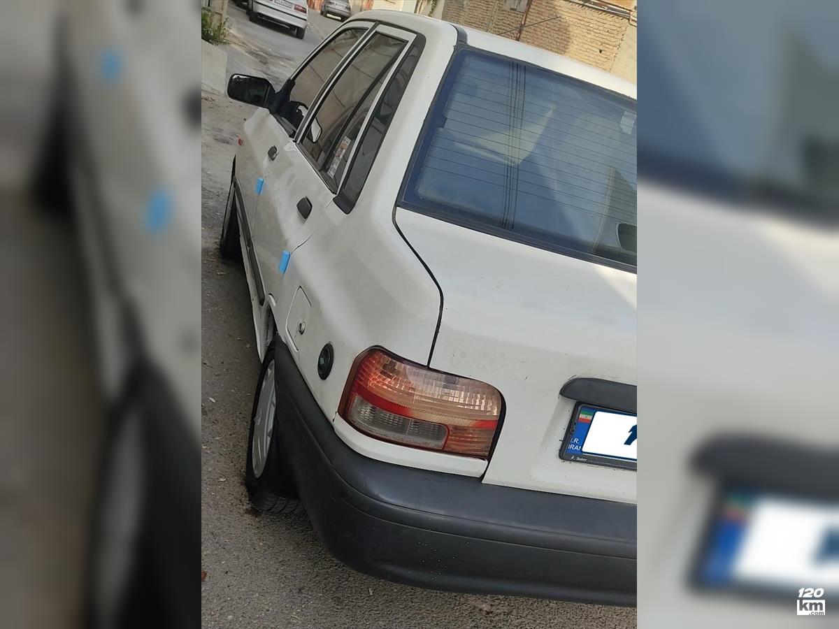 فروش پراید صندوقدار ۱۳۸۴ سفید چند لکه رنگ مازندران نکا (۱۸ تیر ۱۴۰۴)