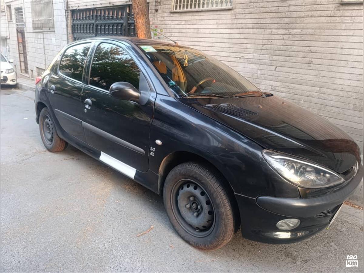 فروش پژو 206 تیپ 2 ۱۳۹۰ مشکی دور رنگ تهران تهرانپارس غربی (۱۹ تیر ۱۴۰۴)