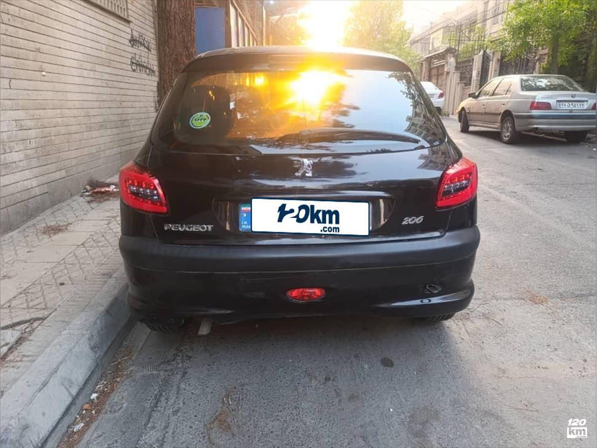 فروش پژو 206 تیپ 2 ۱۳۹۰ مشکی دور رنگ تهران تهرانپارس غربی (۱۹ تیر ۱۴۰۴)