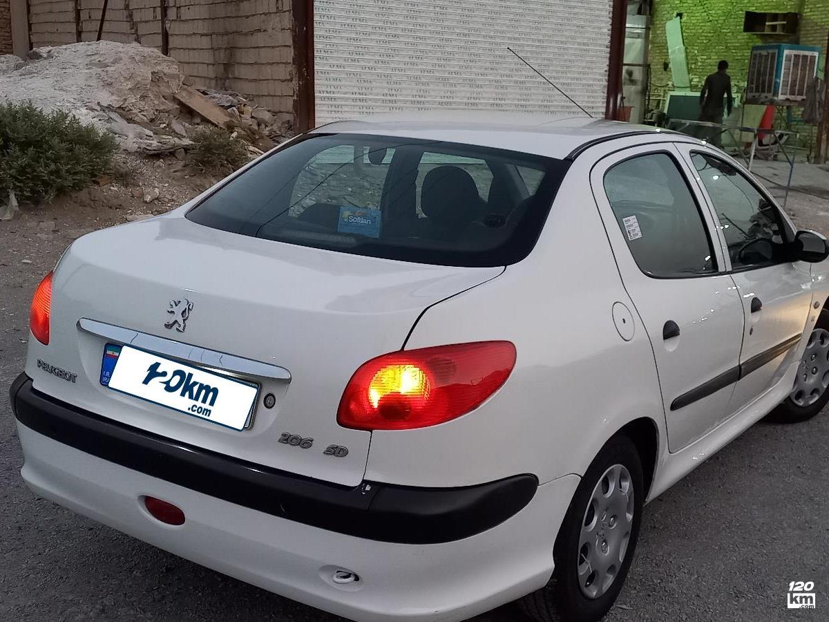 فروش پژو 206 SD V2 ۱۳۸۸ سفید دو لکه رنگ تهران رباط کریم (۲۲ تیر ۱۴۰۴)