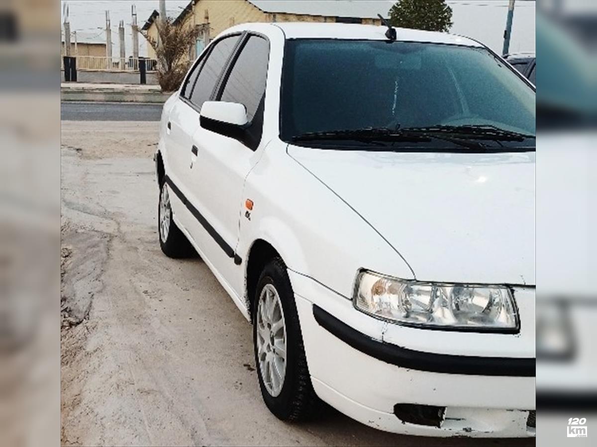 فروش سمند LX ۱۳۹۰ دوگانه سوز سفید دو لکه رنگ اهواز پادادشهر (۲۵ تیر ۱۴۰۴)