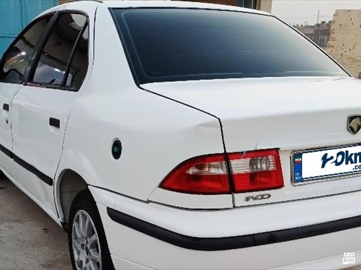 فروش سمند LX ۱۳۹۰ دوگانه سوز سفید دو لکه رنگ اهواز پادادشهر (۲۵ تیر ۱۴۰۴)