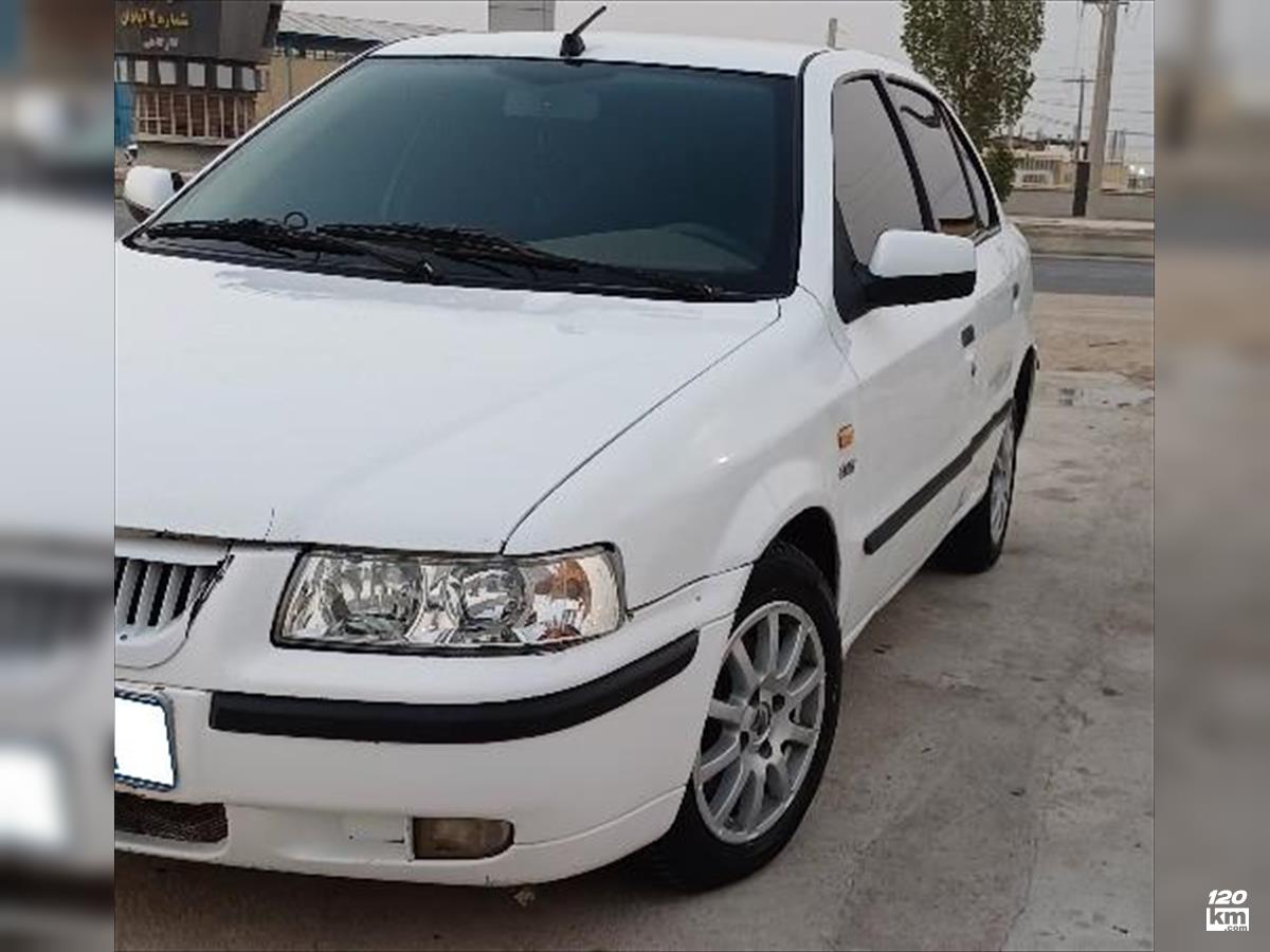 فروش سمند LX ۱۳۹۰ دوگانه سوز سفید دو لکه رنگ اهواز پادادشهر (۲۵ تیر ۱۴۰۴)
