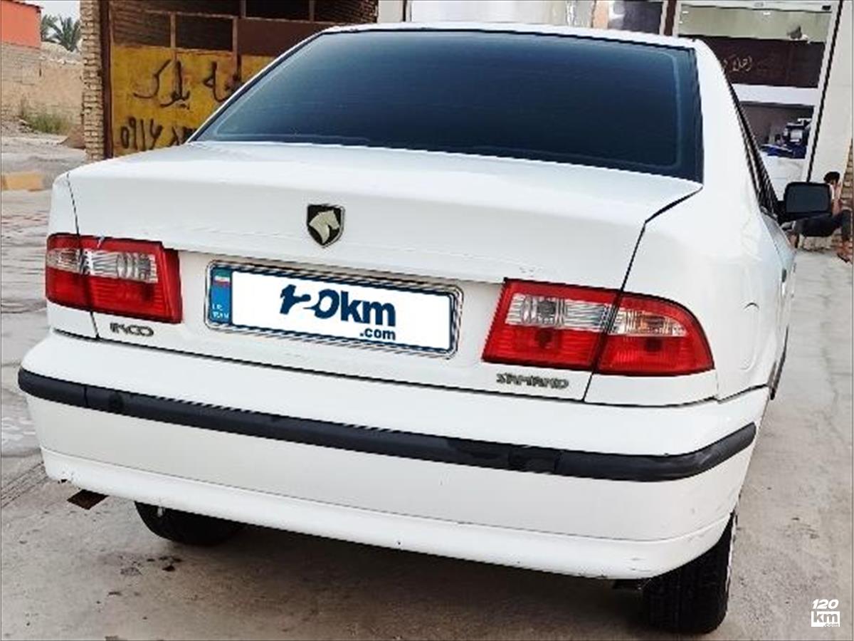 فروش سمند LX ۱۳۹۰ دوگانه سوز سفید دو لکه رنگ اهواز پادادشهر (۲۵ تیر ۱۴۰۴)