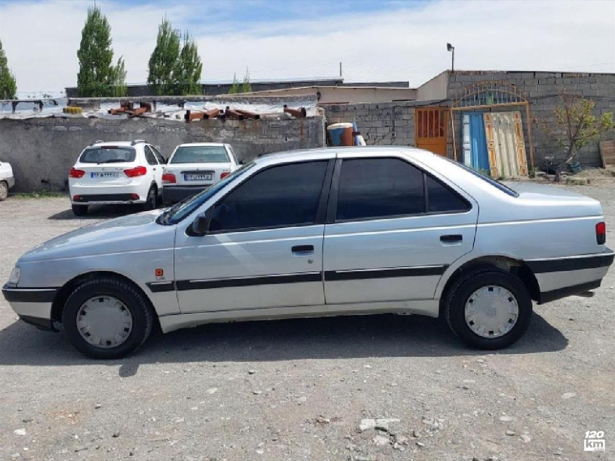 فروش پژو 405 GLX ۱۳۹۳ نقره آبی کامل رنگ کرج باغستان (۲۸ تیر ۱۴۰۴)
