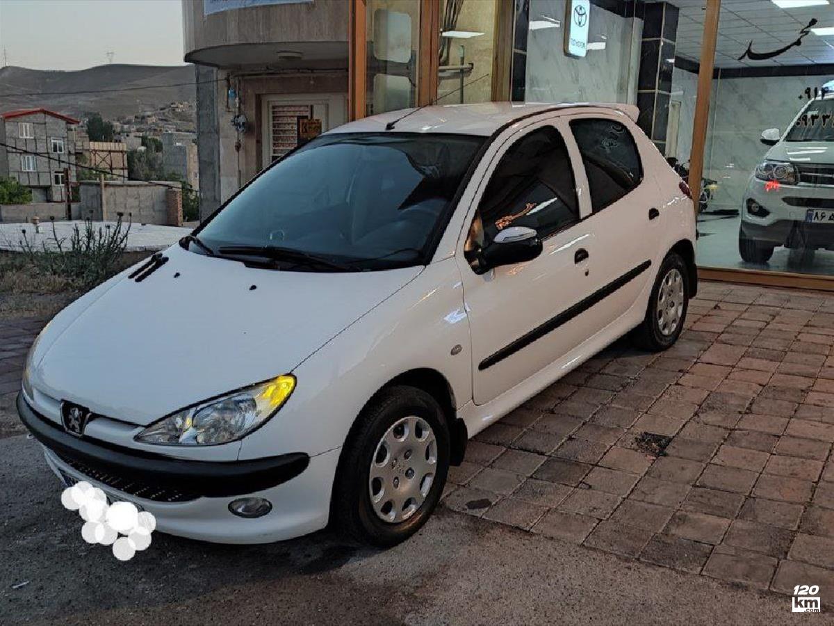 فروش پژو 206 تیپ 2 ۱۳۹۷ سفید گلگیر تعویض تبریز ابوریحان (۲۸ تیر ۱۴۰۴)