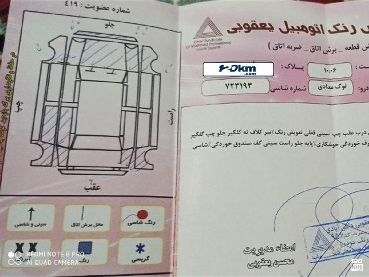 فروش پراید 111 SX ۱۳۹۱ نوک مدادی چند لکه رنگ مشهد بلوار توس (۳ مرداد ۱۴۰۴)