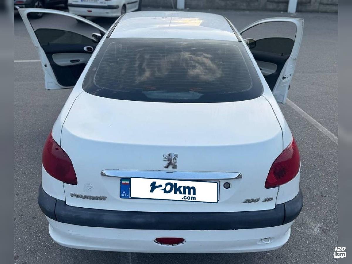 فروش پژو 206 SD V8 ۱۳۹۰ سفید دو لکه رنگ مازندران سورک (۶ مرداد ۱۴۰۴)