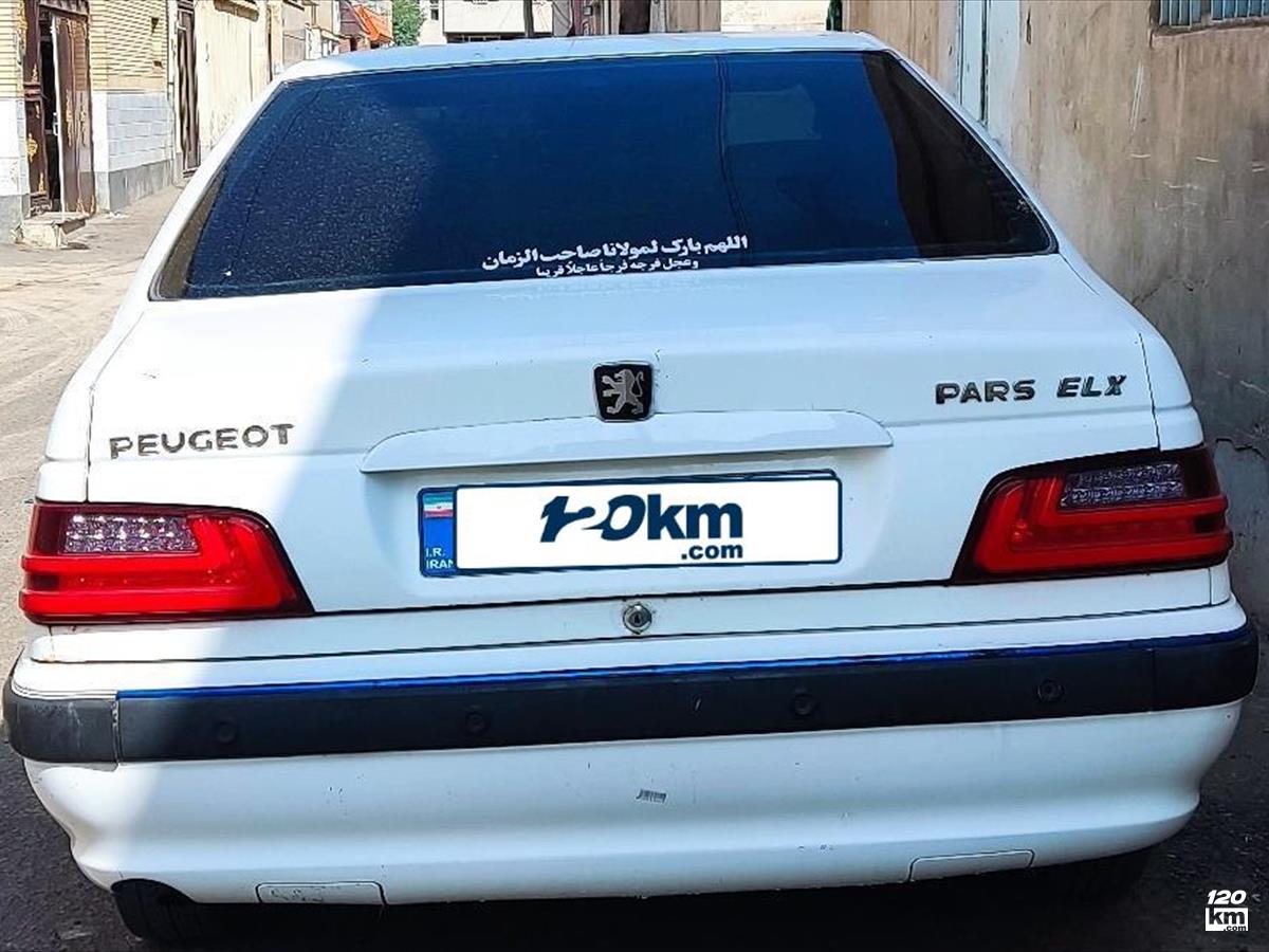 فروش پژو پارس ELX XUM ۱۳۹۷ سفید دو لکه رنگ قم دورشهر (۸ مرداد ۱۴۰۴)