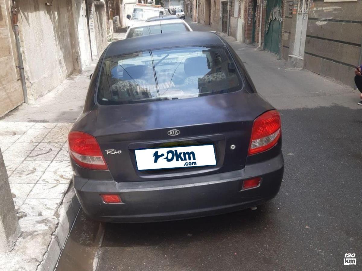 فروش کیا ریو ۱۳۸۶ سرمه ای دور رنگ تهران فلاح (۹ مرداد ۱۴۰۴)