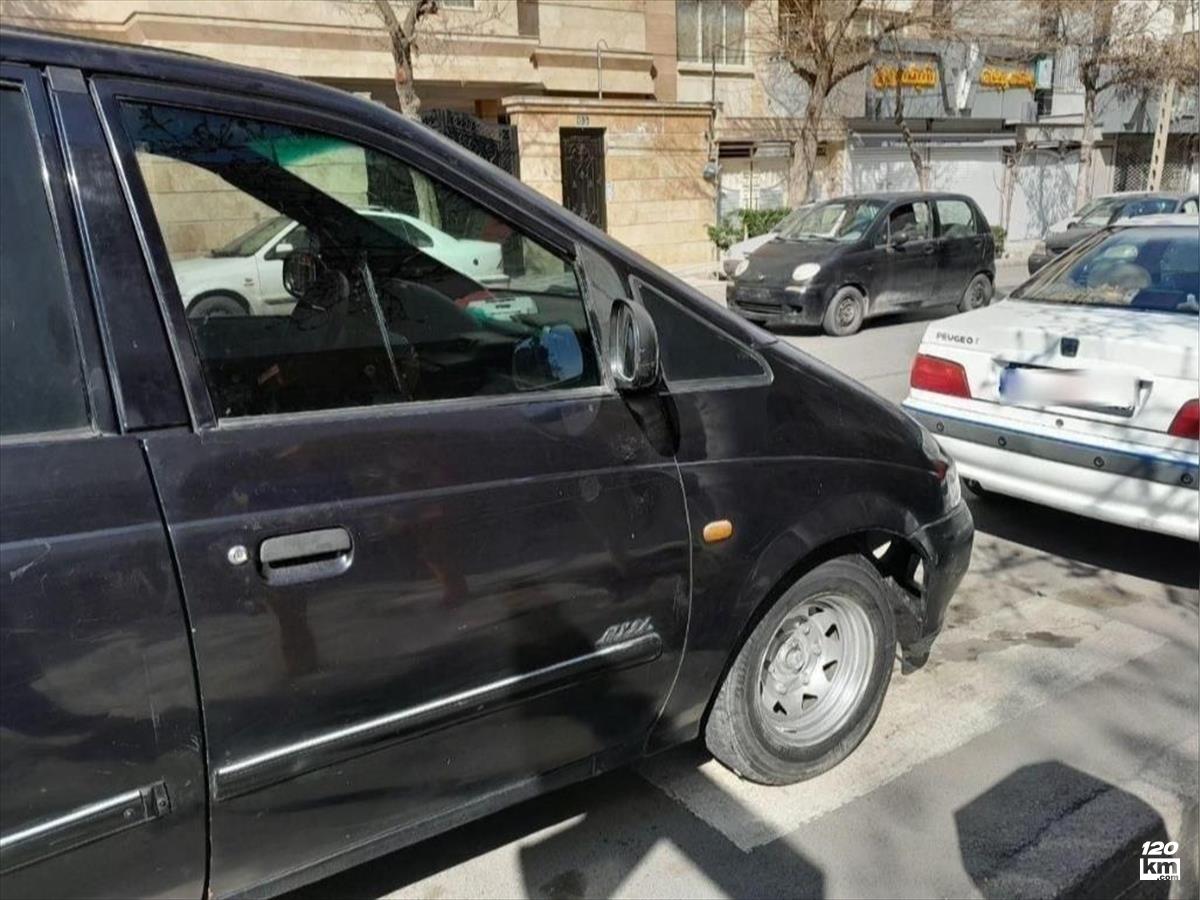 فروش کاروان ۱۳۸۳ دوگانه سوز سرمه ای یک لکه رنگ مشهد کوهسنگی (۱۰ مرداد ۱۴۰۴)