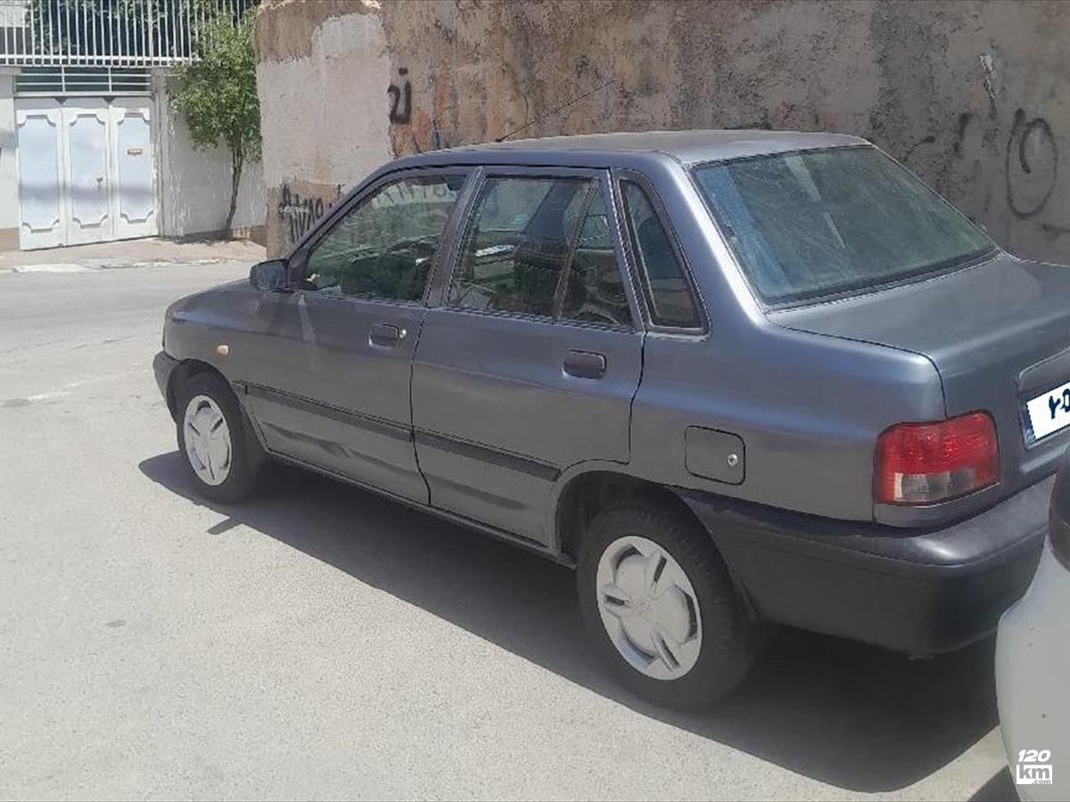 فروش پراید صندوقدار ۱۳۸۶ نوک مدادی دور رنگ شیراز بلوار فضیلت (۱۰ مرداد ۱۴۰۴)