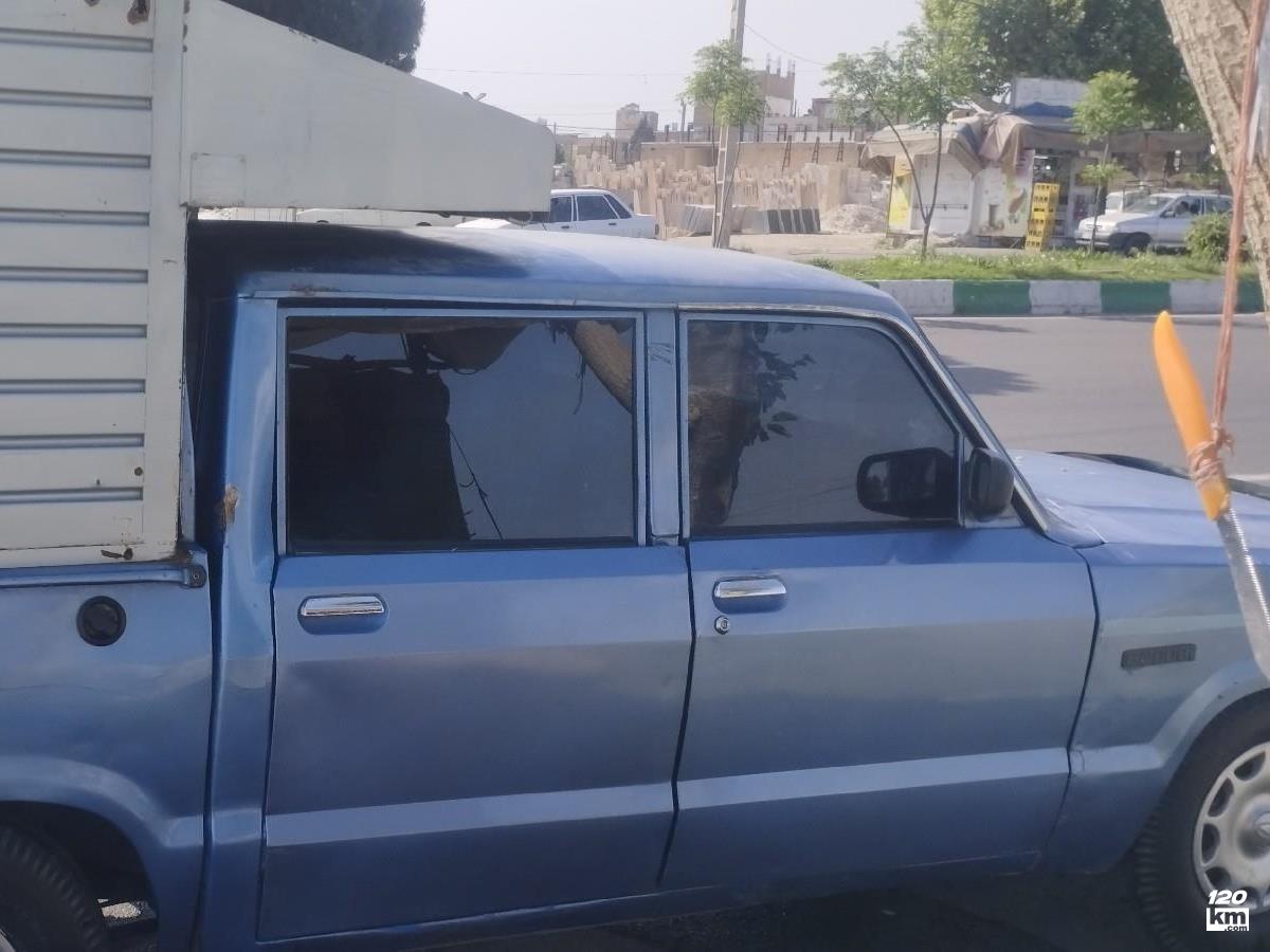 فروش مزدا وانت دو کابین ۱۳۸۰ دوگانه سوز آبی دور رنگ تهران پیشوا (۱۳ مرداد ۱۴۰۴)