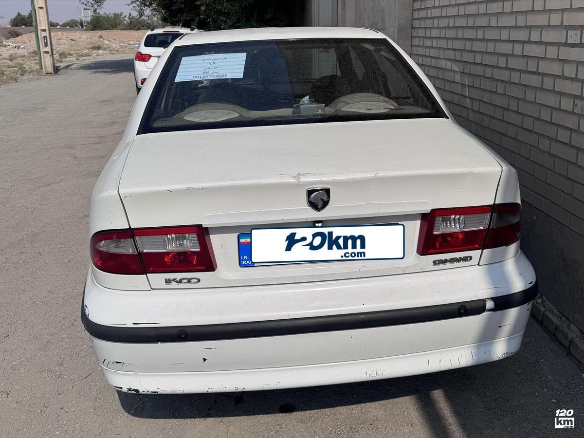 فروش سمند LX ۱۳۸۸ سفید یک لکه رنگ کرج گلشهر (۱۷ مرداد ۱۴۰۴)