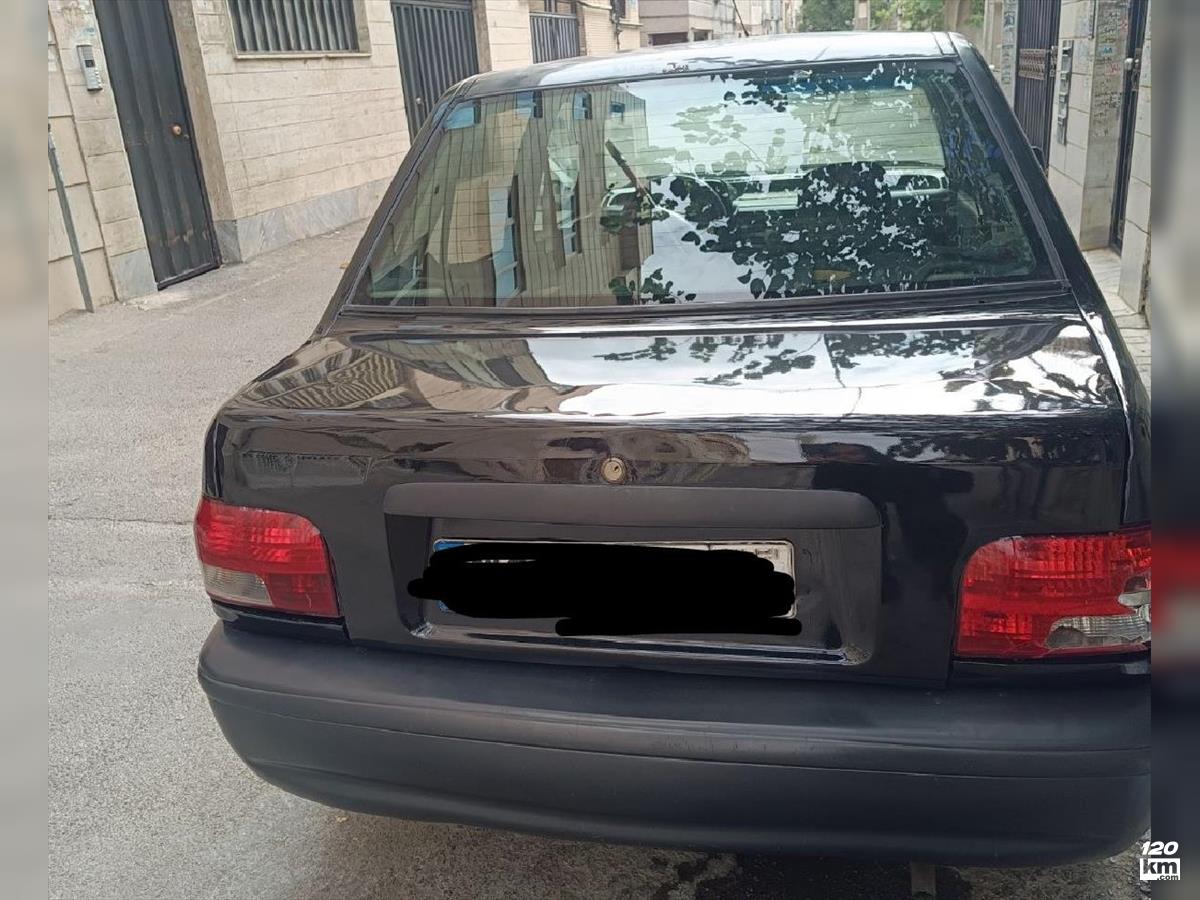 فروش پراید صندوقدار ۱۳۸۵ مشکی کاپوت تعویض تهران بریانک (۱۸ مرداد ۱۴۰۴)