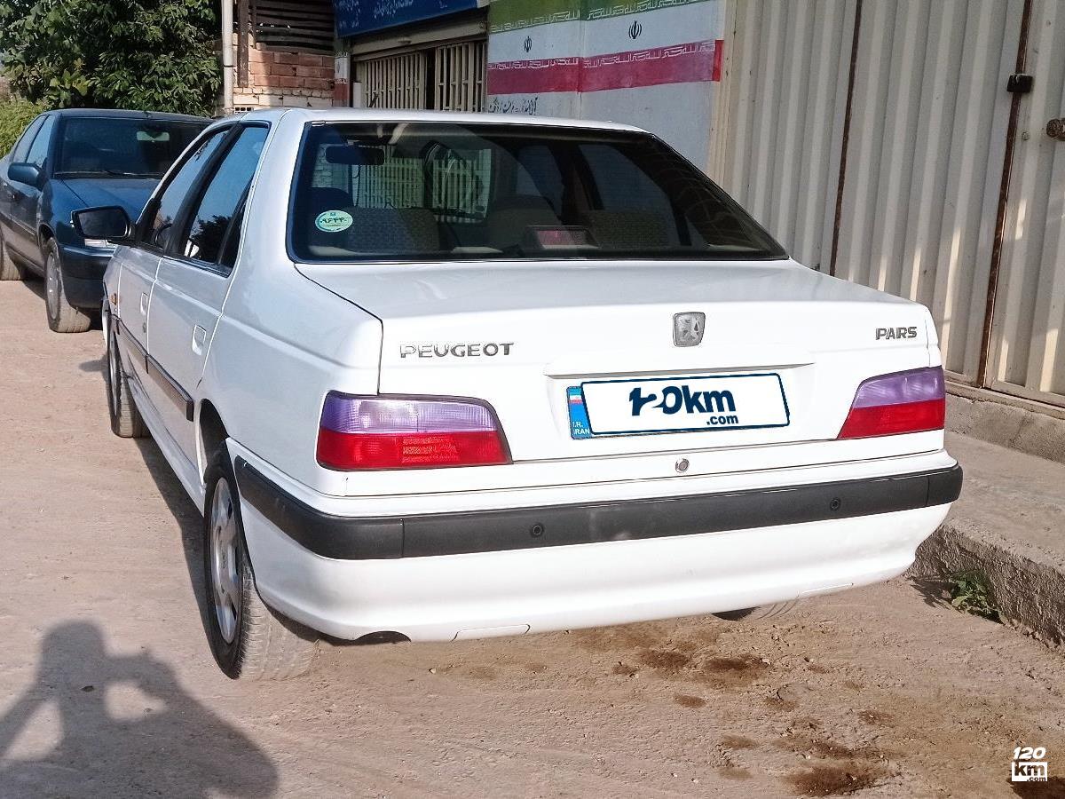 فروش پژو پارس LX ۱۴۰۰ سفید بدون رنگ مازندران بهشهر (۱۸ مرداد ۱۴۰۴)