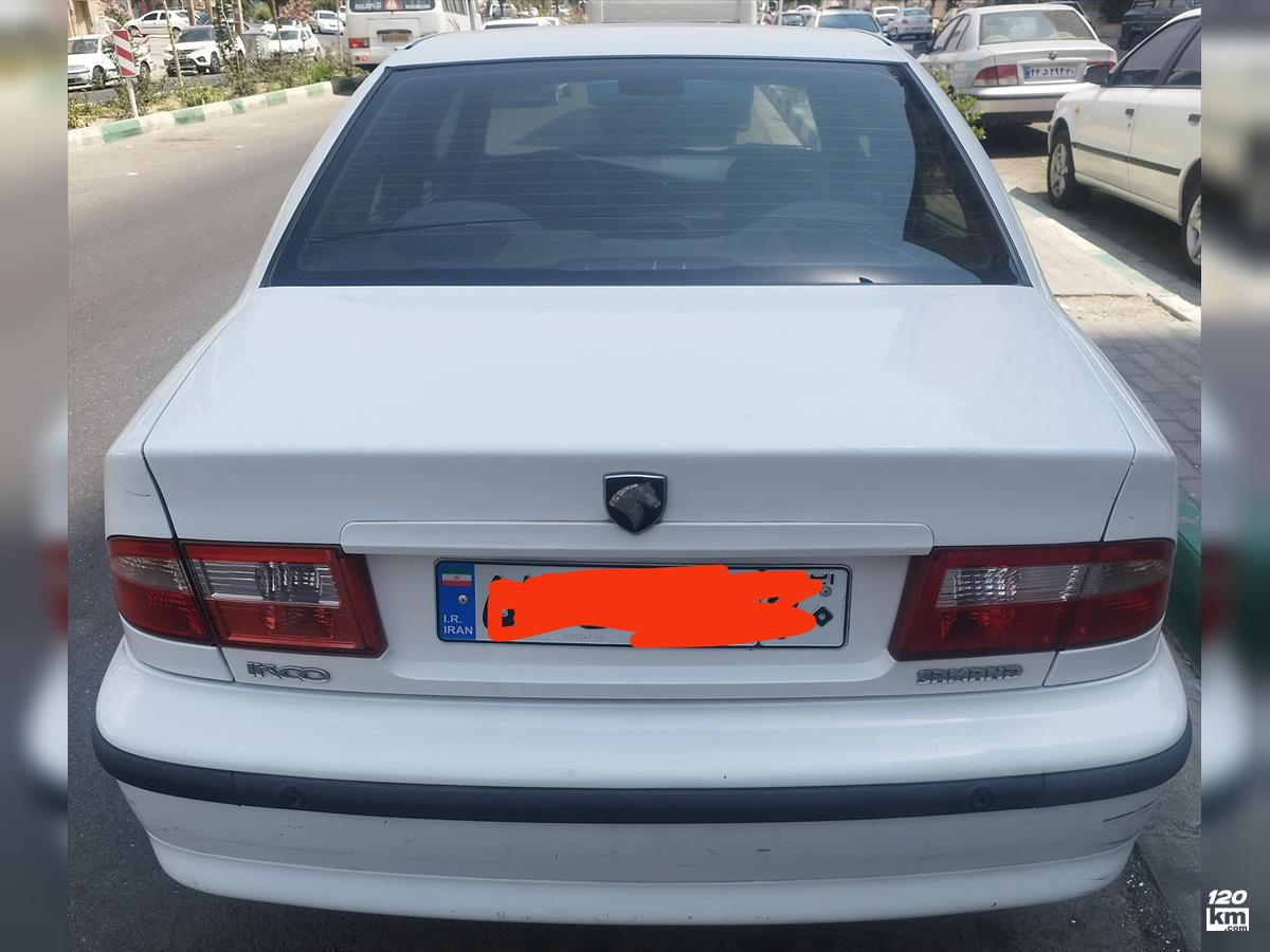 فروش سمند LX EF7 ۱۳۹۳ دوگانه سوز سفید درب تعویض کرج شاهین ویلا (۲۲ مرداد ۱۴۰۴)