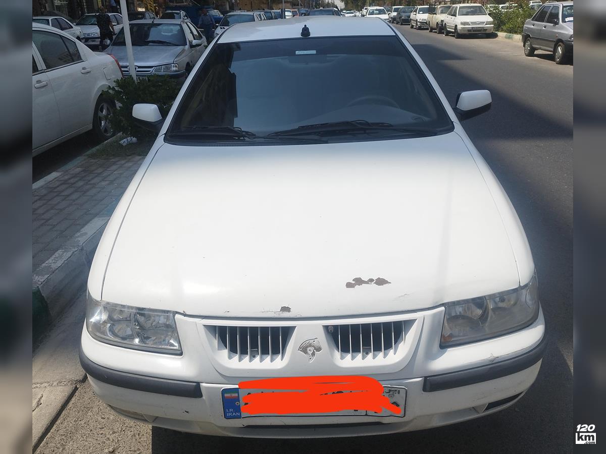 فروش سمند LX EF7 ۱۳۹۳ دوگانه سوز سفید درب تعویض کرج شاهین ویلا (۲۲ مرداد ۱۴۰۴)