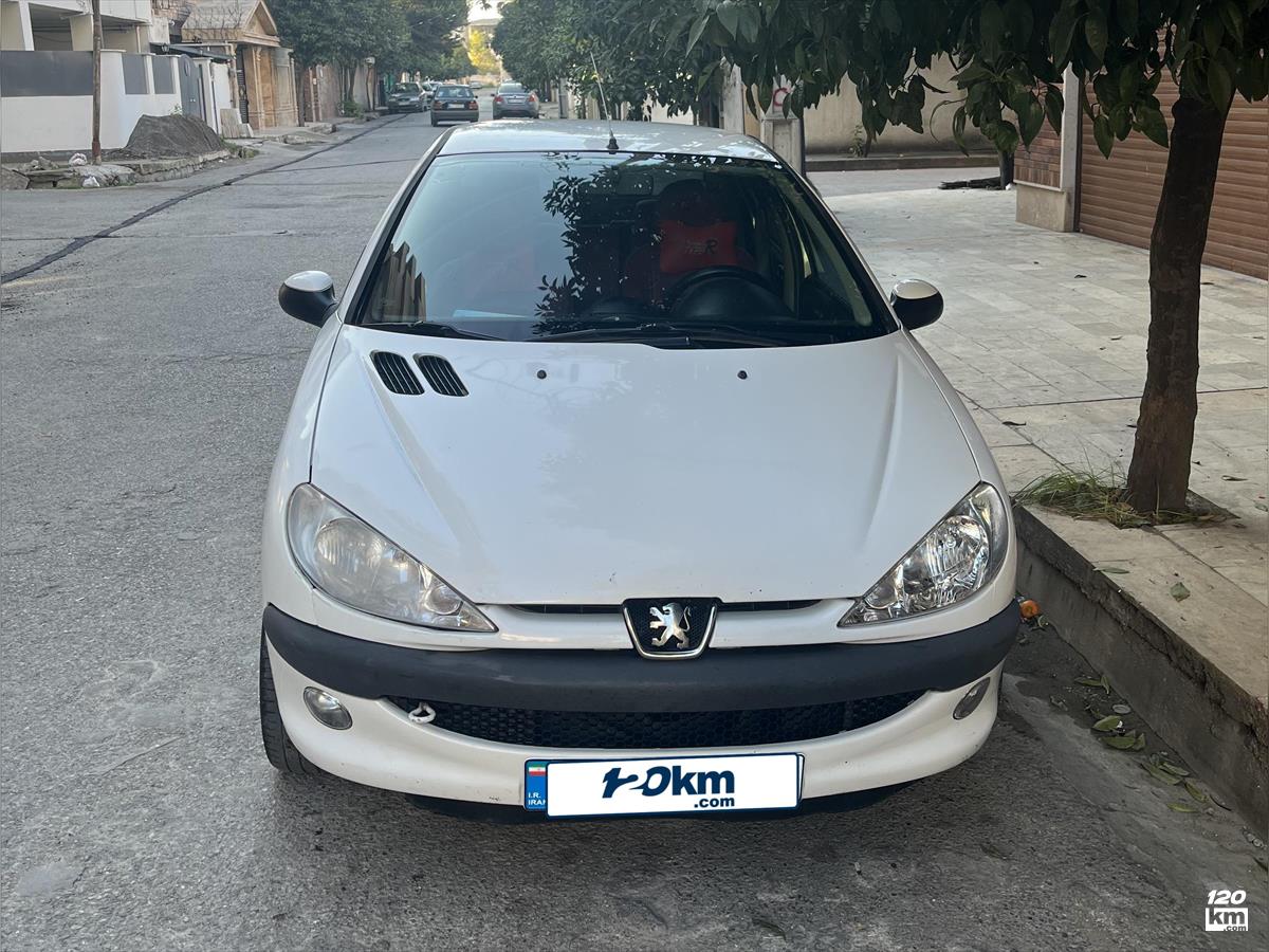 فروش پژو 206 SD V8 ۱۳۹۲ سفید یک لکه رنگ ساری بلوار خزر (۲۳ مرداد ۱۴۰۴)