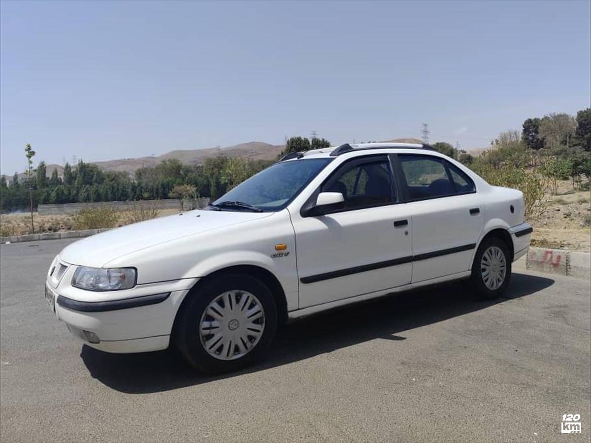 فروش سمند LX EF7 ۱۳۹۴ دوگانه سوز سفید دو لکه رنگ کرج باغستان (۲۵ مرداد ۱۴۰۴)