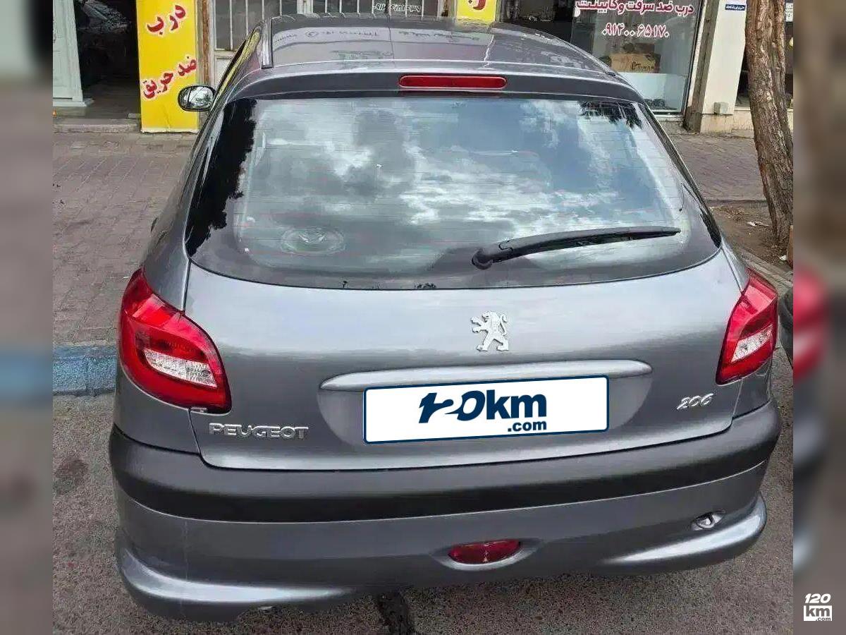 فروش پژو 206 تیپ 6 ۱۳۸۷ خاکستری دور رنگ تبریز صائب تبریزی (۲۷ مرداد ۱۴۰۴)