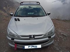 120km.com | فروش پژو، 206، تیپ 2، مدل ۱۳۷۵، نقره ای، ساری، بلوار داراب