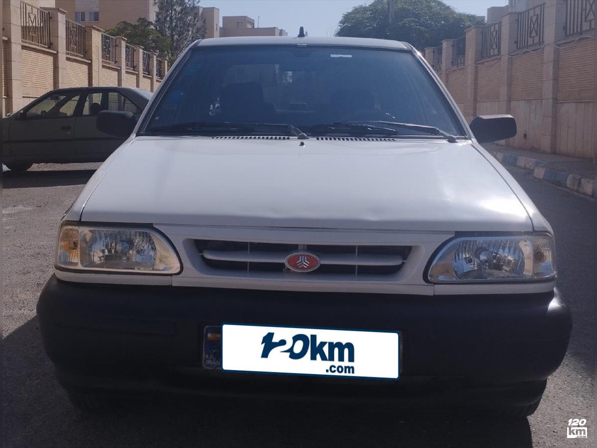 فروش پراید صندوقدار ۱۳۹۰ دوگانه سوز سفید چند لکه رنگ کرمان (۳۱ مرداد ۱۴۰۴)