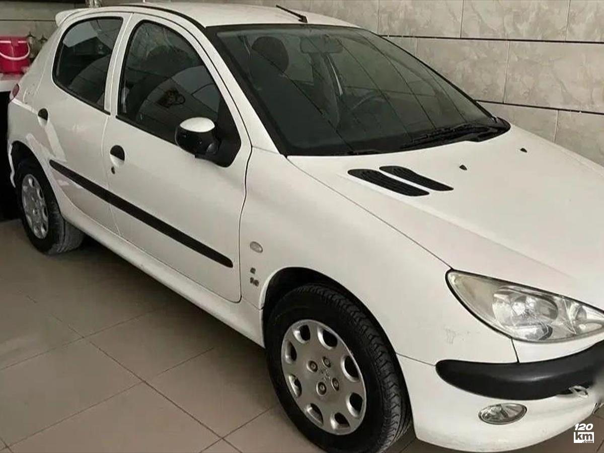 فروش پژو 206 تیپ 3 ۱۳۹۰ سفید کامل رنگ اصفهان کاوه (۲ شهریور ۱۴۰۴)