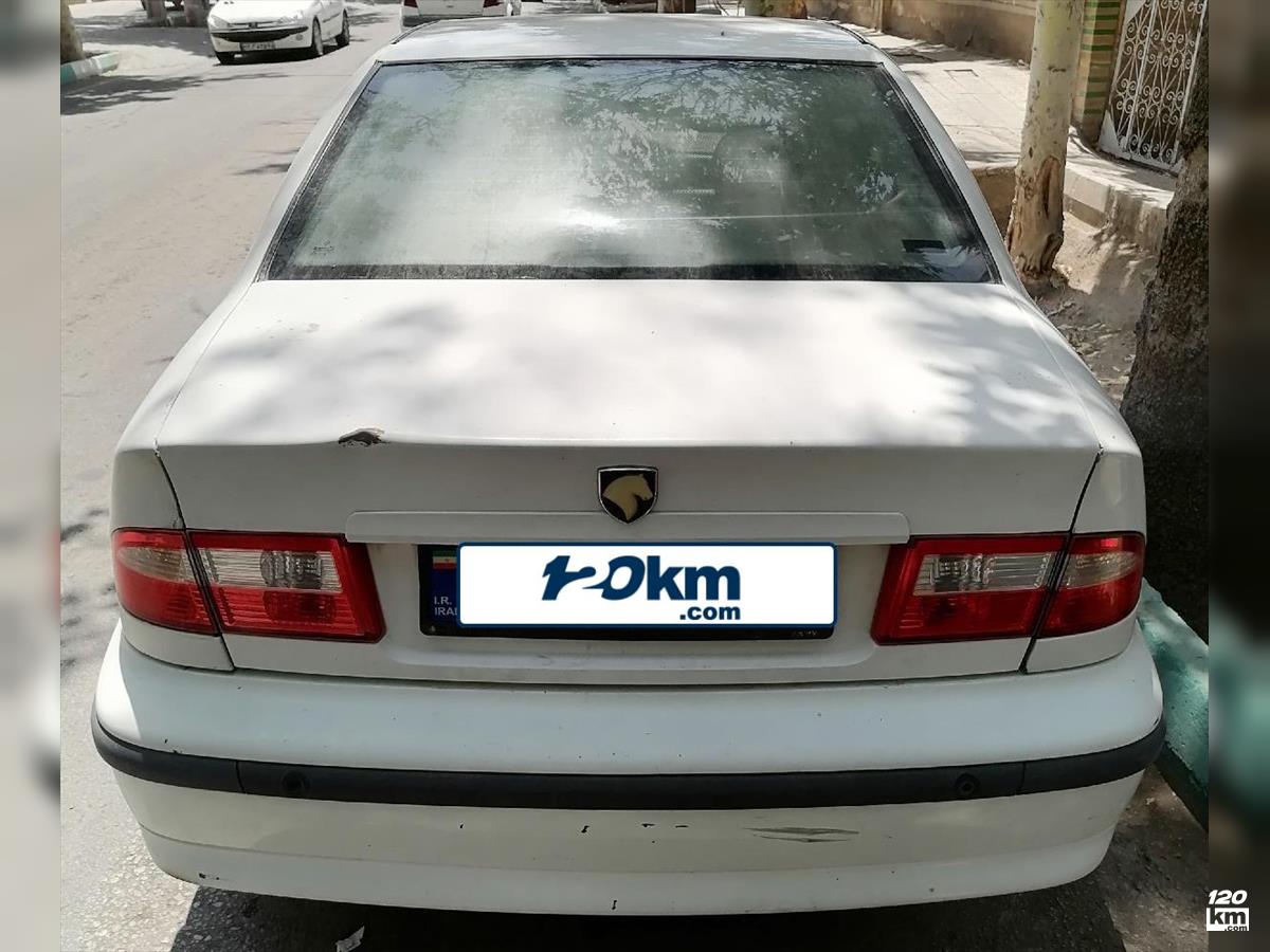 فروش سمند LX EF7 ۱۳۹۳ دوگانه سوز سفید دو لکه رنگ کرمان (۴ شهریور ۱۴۰۴)
