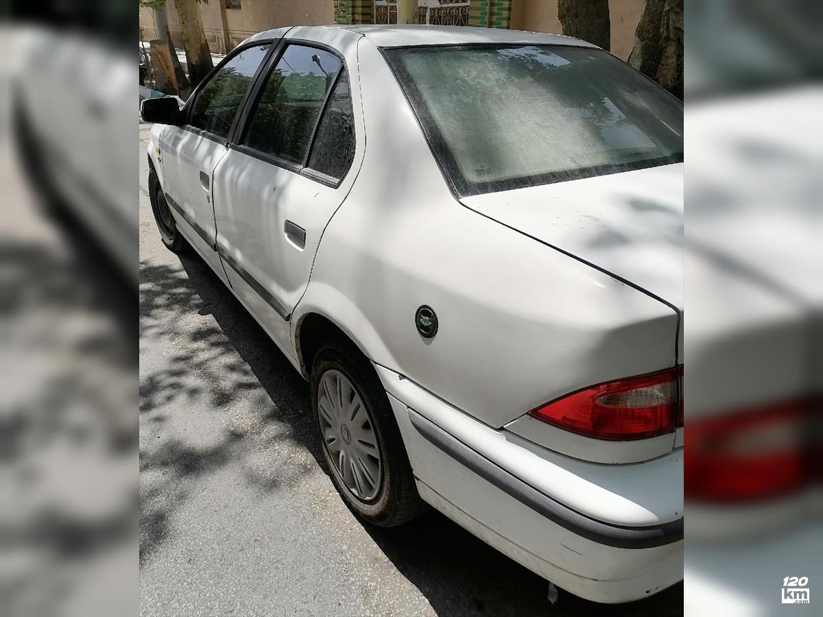 فروش سمند LX EF7 ۱۳۹۳ دوگانه سوز سفید دو لکه رنگ کرمان (۴ شهریور ۱۴۰۴)