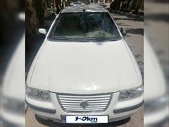 120km.com | فروش سمند، LX EF7، مدل ۱۳۹۳، سفید، کرمان