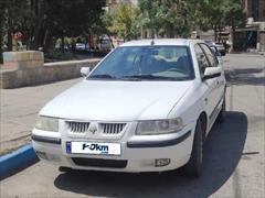 120km.com | فروش سمند، LX EF7، مدل ۱۳۹۰، سفید، همدان
