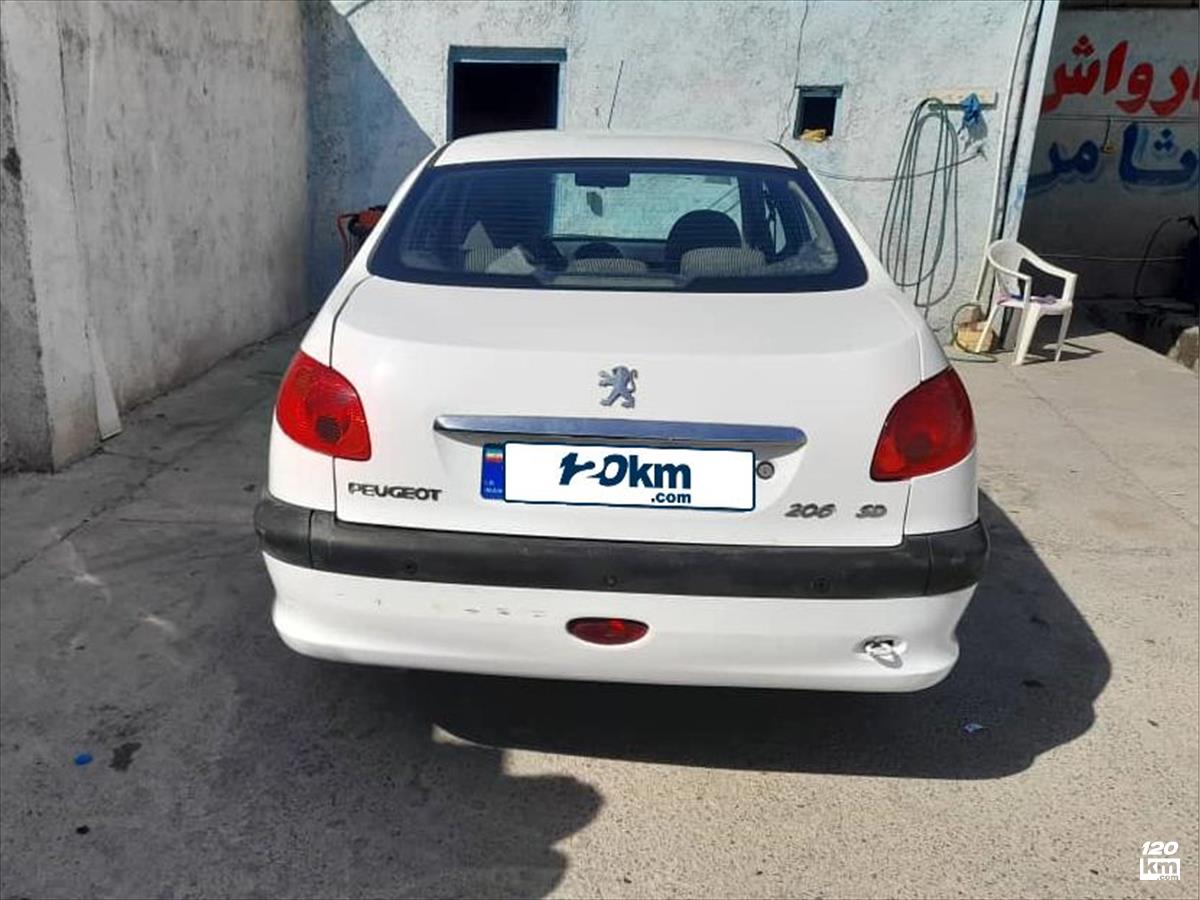 فروش پژو 206 SD V8 ۱۳۹۴ سفید چند لکه رنگ کرج کمالشهر (۹ شهریور ۱۴۰۴)