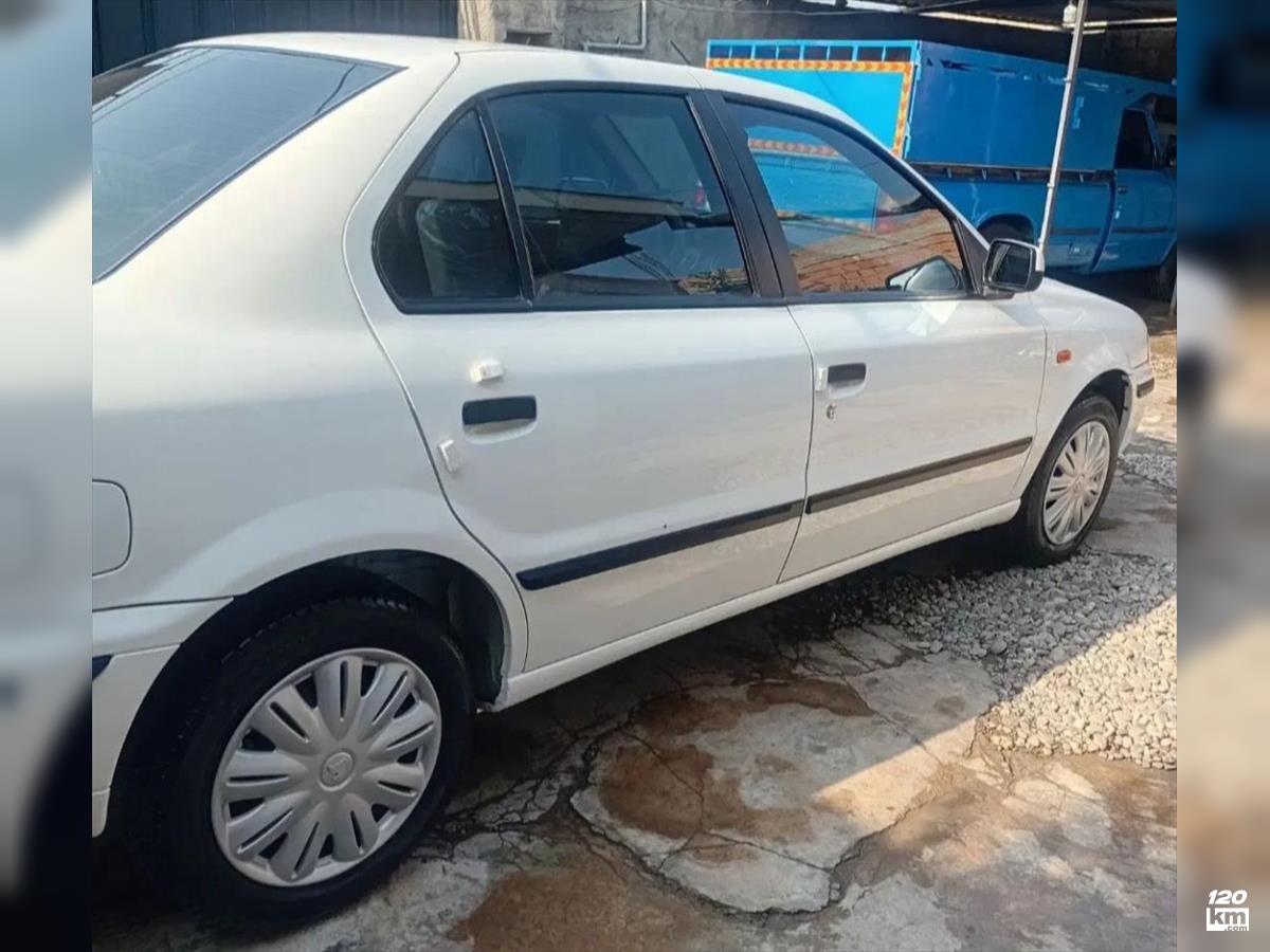 فروش سمند LX EF7 ۱۳۹۹ سفید بدون رنگ گلستان علی آباد (۱۲ شهریور ۱۴۰۴)