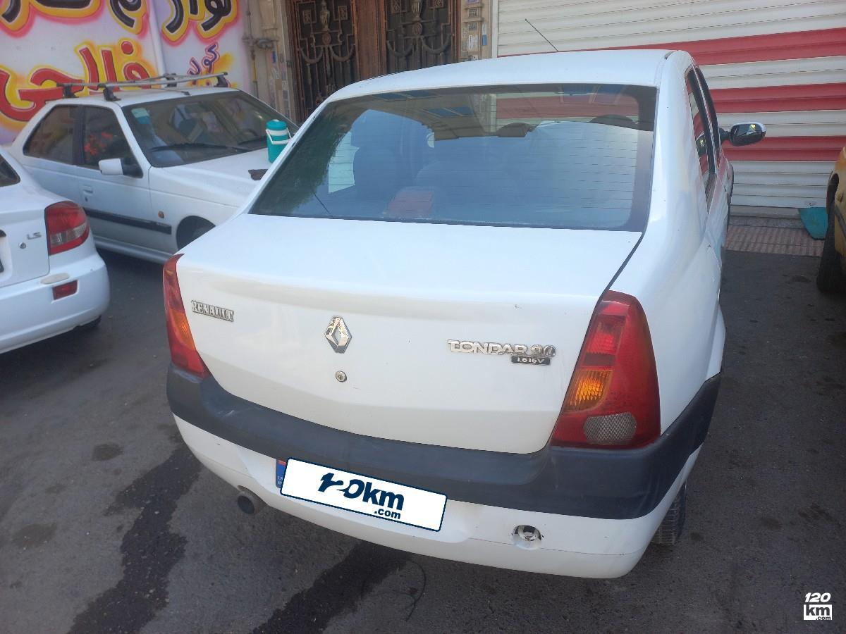 فروش رنو تندر 90 (ال 90) E2 ۱۳۹۱ سفید کامل رنگ تهران پاکدشت (۱۳ شهریور ۱۴۰۴)