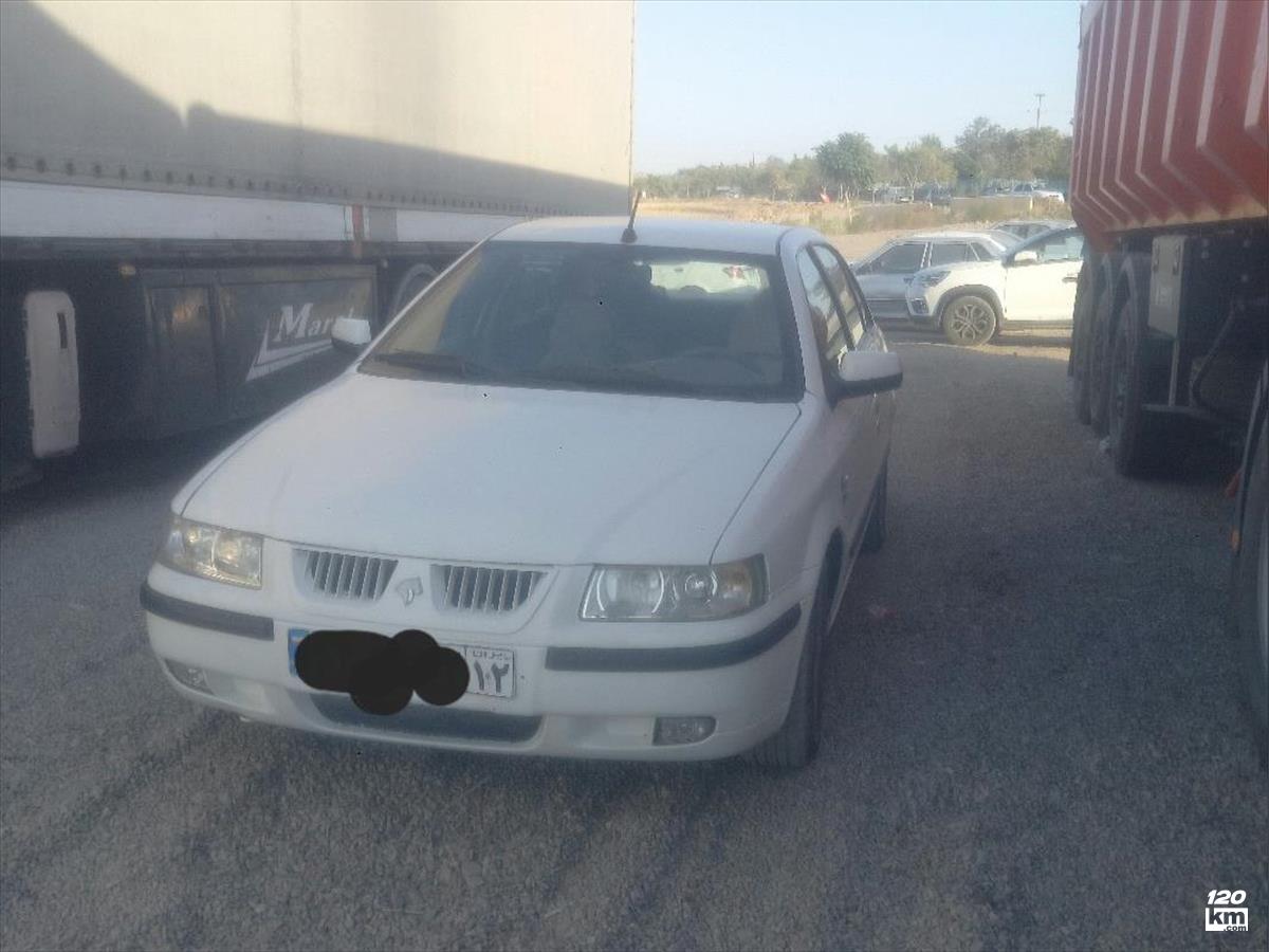 فروش سمند LX ۱۳۹۳ سفید چند لکه رنگ مشهد طرق (۱۸ شهریور ۱۴۰۴)