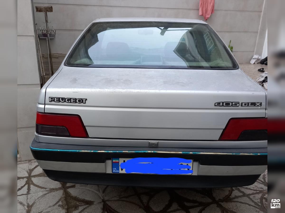 فروش پژو 405 GLX ۱۳۹۰ دوگانه سوز نقره ای چند لکه رنگ لرستان کوهدشت (۱۹ شهریور ۱۴۰۴)
