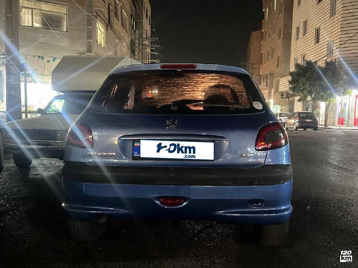 فروش پژو 206 تیپ 2 ۱۳۹۶ آبی بدون رنگ تهران چیتگر (۲۰ شهریور ۱۴۰۴)