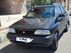 120km.com | فروش پراید، صندوقدار، مدل ۱۳۸۷، مشکی، قزوین