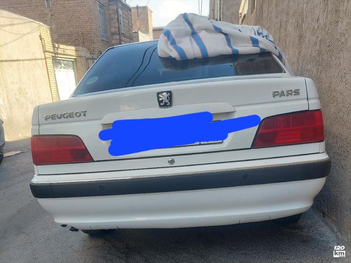 فروش پژو پارس سال ۱۴۰۰ سفید یک لکه رنگ تبریز عباسی (۲۴ شهریور ۱۴۰۴)